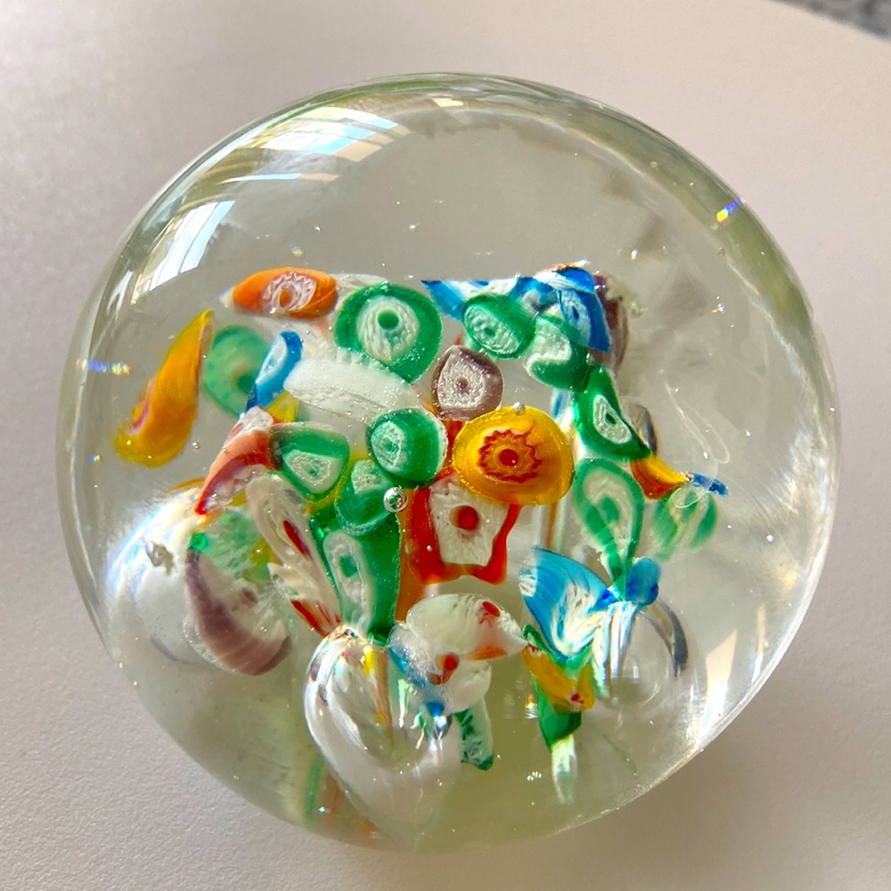 Norcrest Japan Millefiori Paperweight